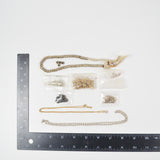 Assorted Metal Beads, Chains + Findings Bundle