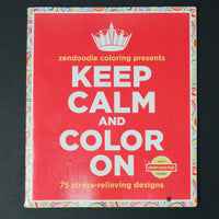 Keep Calm + Color On Book