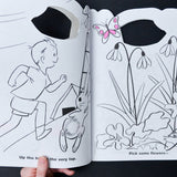 Golden Books Bunny Flocked Easter Coloring Book