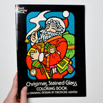 Christmas Stained Glass Coloring Book
