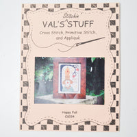 Val's Stitchin' Stuff Happy Fall Cross Stitch Pattern Booklet