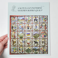 Cactus Cat Patterns Goldies Rodeo Quilt Sewing Pattern