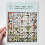 Cactus Cat Patterns Goldies Rodeo Quilt Sewing Pattern