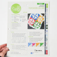 Cut Loose Press Four Seasons Log Cabin Quilt Booklet