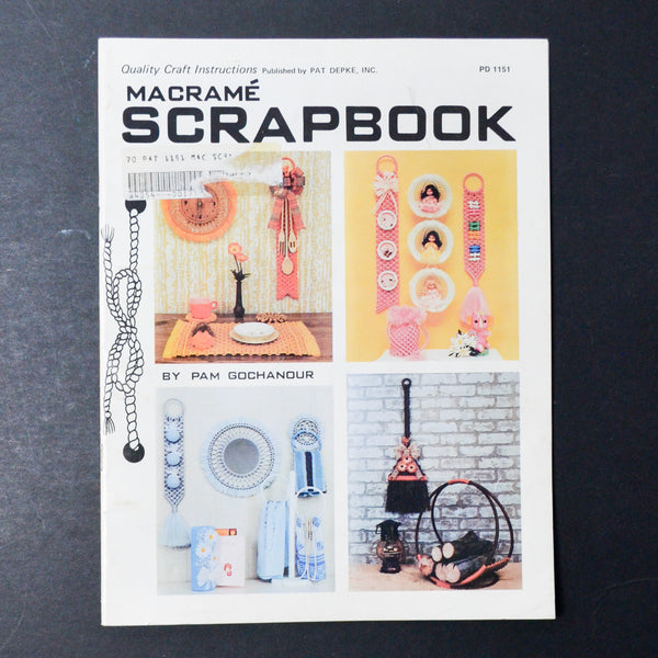 Macrame Scrapbook Booklet