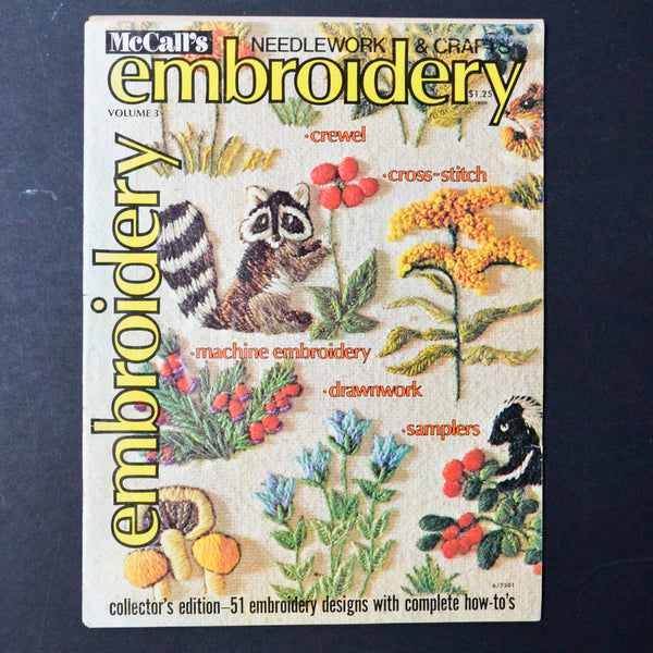 McCall's Needlework Crafts Embroidery Volume 3