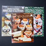 Bread Cloths Cross Stitch Pattern Booklets - Set of 3