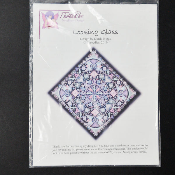 Threedles Looking Glass Needlework Pattern