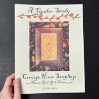 Carriage House Samplings A Quarter Study Sampler Cross Stitch Pattern