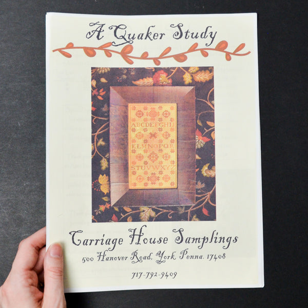 Carriage House Samplings A Quarter Study Sampler Cross Stitch Pattern