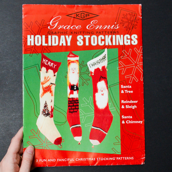 Grace Ennis Graphic Knitting Patterns Holiday Stockings
