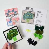 Broccoli Needlepoint Starter Kit