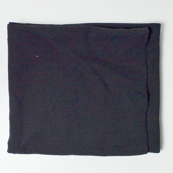 Black Stretchy Rib Knit Fabric - 38" x 64"