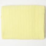 Light Neon Yellow Rib Knit Fabric - 52" x 60"