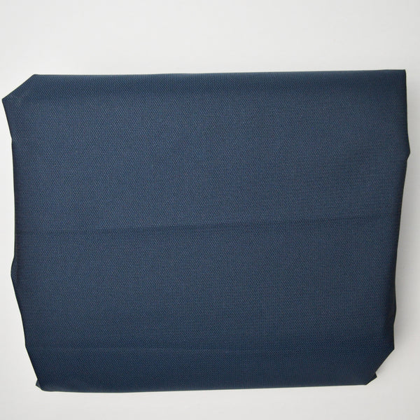 Navy Textured Woven Fabric with Water-Resistant Lining - 56" x 320"