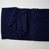 Navy Blue Cable Texture Embossed Fleece Fabric - 39" x 60"