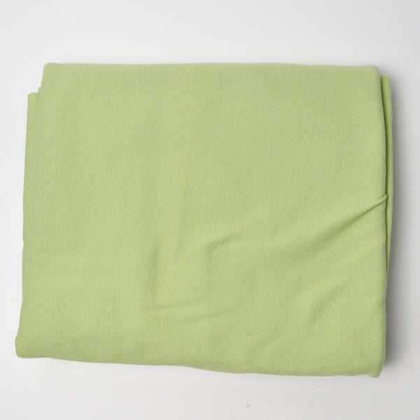Light Green Cotton Blend Rib Knit Fabric - 70" x 72"
