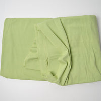Light Green Cotton Blend Rib Knit Fabric - 70" x 72"