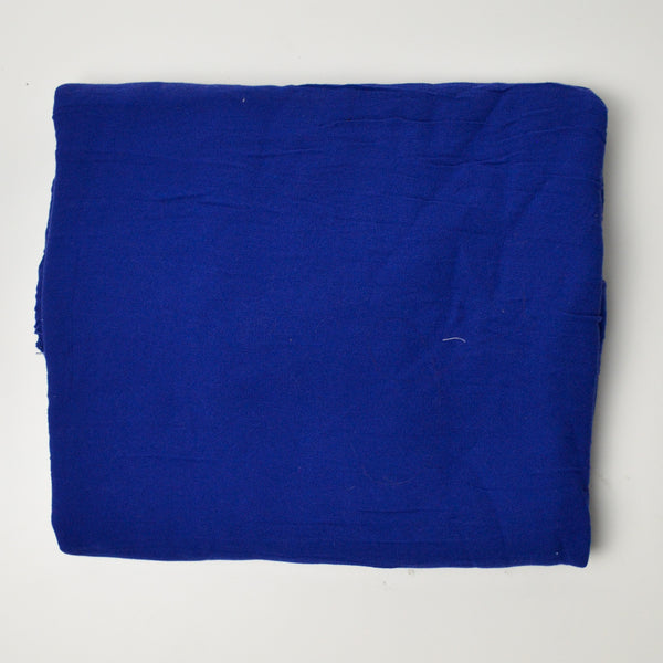 Royal Blue Crepe Flowy Woven Fabric - 52" x 112"