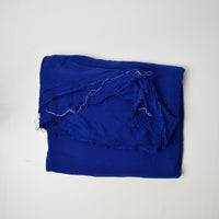 Royal Blue Crepe Flowy Woven Fabric - 52" x 112"