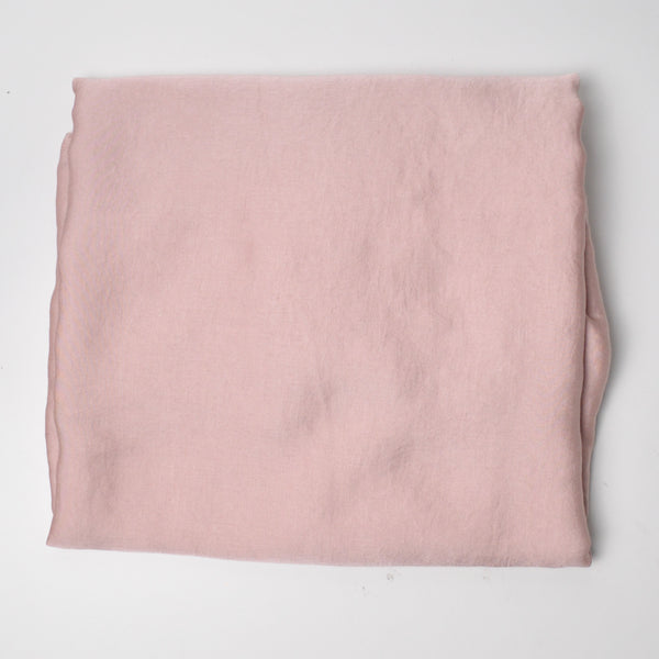 Light Pink Lightweight Silky Woven Fabric - 60" x 80"