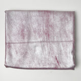 Silver Metallic Dusty Pink Medium-Weight Woven Fabric - 54" x 60"