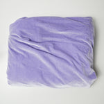 Light Purple Stretch Velvet Fabric - 62" x 125"