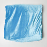 Light Blue Stretch Velvet Fabric - 60" x 110"