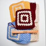 Crochet Granny Square Bundle, 8.5" x 8.5", Set of 32