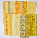 Yellow 3" x 7" Rectangles Cut Quilting Fabric Bundle