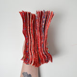 Red Prints 3" x 7" Rectangles Cut Quilting Fabric Bundle