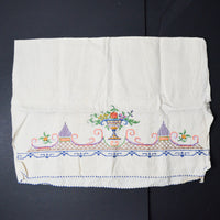 Embroidered Linen - 32" x 40"