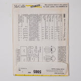 McCall's 5985 Child's Dress Sewing Pattern - Size 8