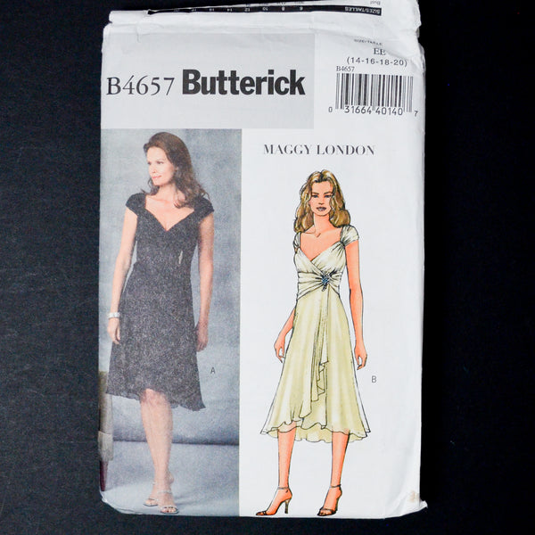 Butterick B4657 Dress Sewing Pattern - Size EE (14-20)