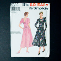 Simplicity 8713 Dress Sewing Pattern - Size A (8-18)