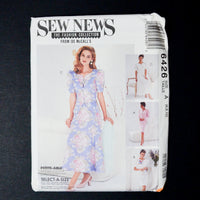 Sew News 6426 Jacket, Dress + Skirt Sewing Pattern - Size A (6-10)