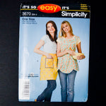 Simplicity 3670 Apron Sewing Pattern - One Size