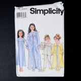 Simplicity 1488 Children's Pajamas Sewing Pattern - Size KK (7-12)
