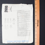 Vogue 2600 Dress, Shirts, + Pants Sewing Pattern