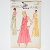 Vogue 9831 Dress + Jumpsuit Sewing Pattern - Size 10