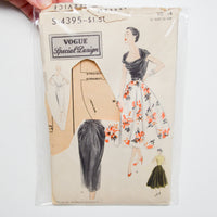 Vogue S-4395 Two Piece Dress + Skirt Sewing Pattern - Size 14