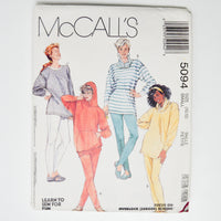 McCall's 5094 Top + Pants Sewing Pattern - Size Small (10, 12)