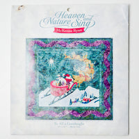 Heaven and Nature Sing To All a Goodnight Block 1 Applique Quilting Pattern