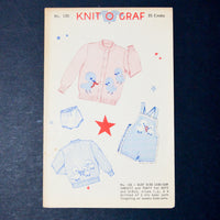 Knit O Graf No. 135 Baby Bird Cardigan Sunsuit + Panty Knitting Pattern - Size 1-4