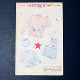Knit O Graf No. 135 Baby Bird Cardigan Sunsuit + Panty Knitting Pattern - Size 1-4