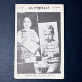 Knit O Graf No. 735 Kids Sweater Knitting Pattern - Size 2-6