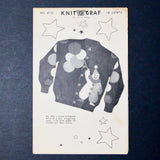 Knit O Graf No. 870 Clown Sweater Knitting Pattern - Size 4-10
