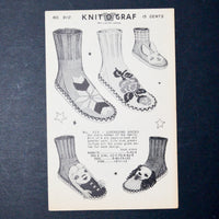 Knit O Graf No. 910 Lounging Socks Knitting Pattern