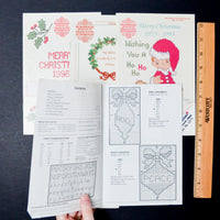 Designs by Gloria & Pat Christmas Cross Stitch Pattern Booklet Bundle - Set of 5