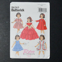 Butterick B6265 18" Doll Clothes Sewing Pattern - One Size